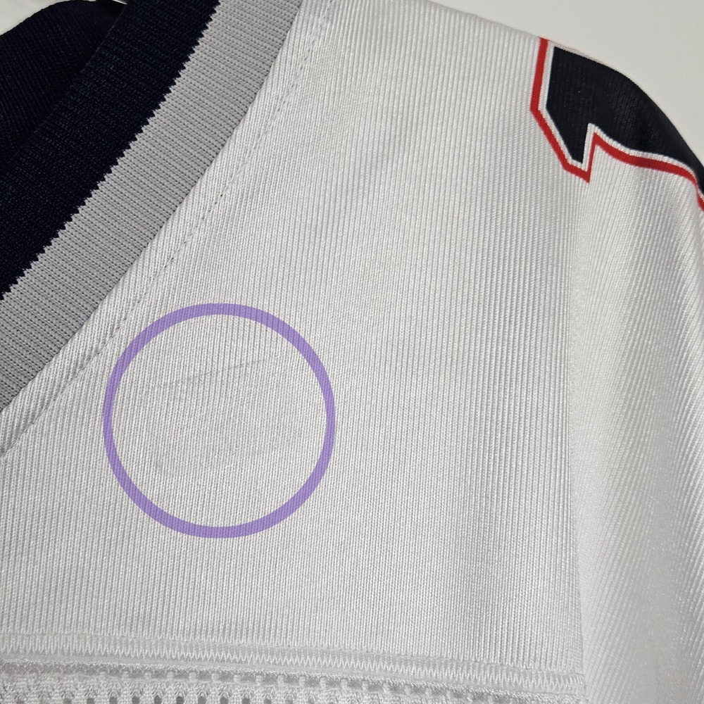 New England Patriots Jersey Mens XXL White Reebok On Field Tom Brady #12 NFL VTG - Picture 3 of 13